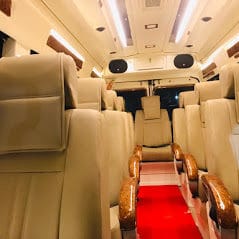 Tempo traveller seating